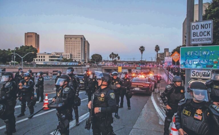 Los Ángeles está “sana y salva” desde hace dos noches, afirma Trump; dice que sin los militares “sería una escena del crimen”