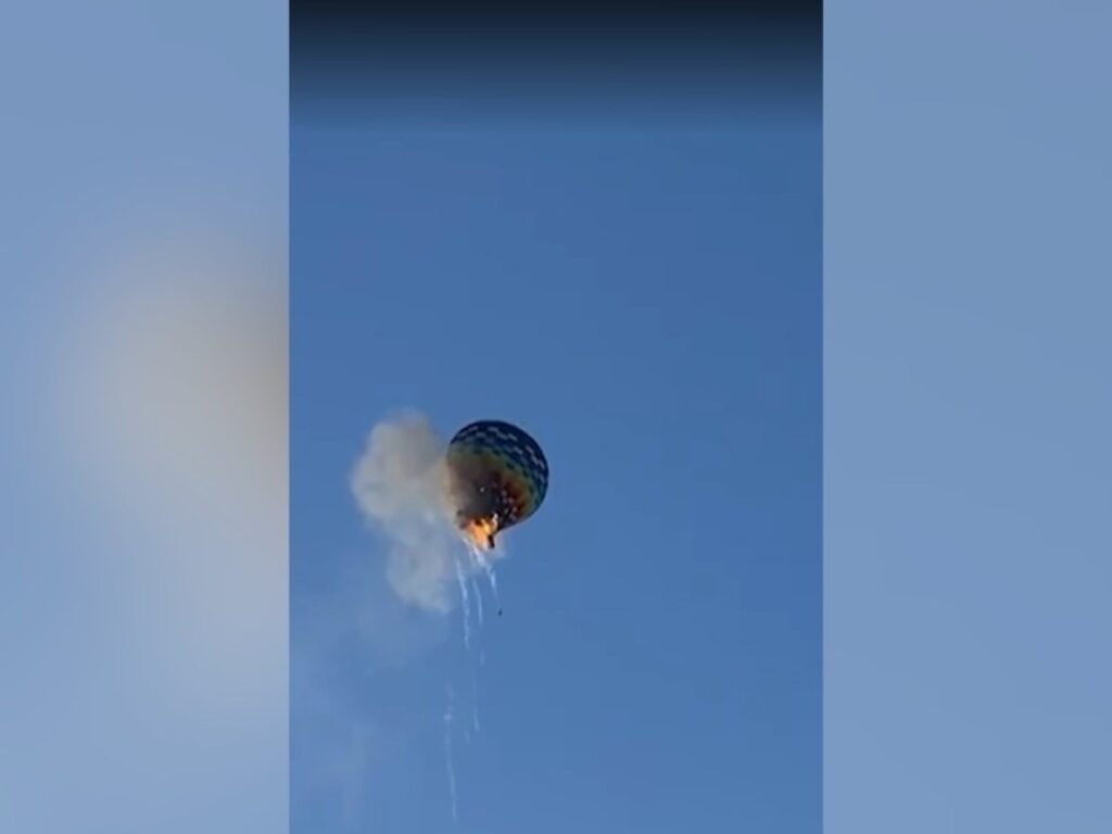 El desgarrador testimonio de la mujer que presenció la caída del globo aerostático en Brasil: “Vimos a personas saltando” El desgarrador testimonio de la mujer que presenció la caída del globo aerostático en Brasil: “Vimos a personas saltando”