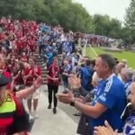 Vídeo: Ejemplar recibimiento a la afición del Mirandés en Oviedo | El Comercio: Diario de Asturias