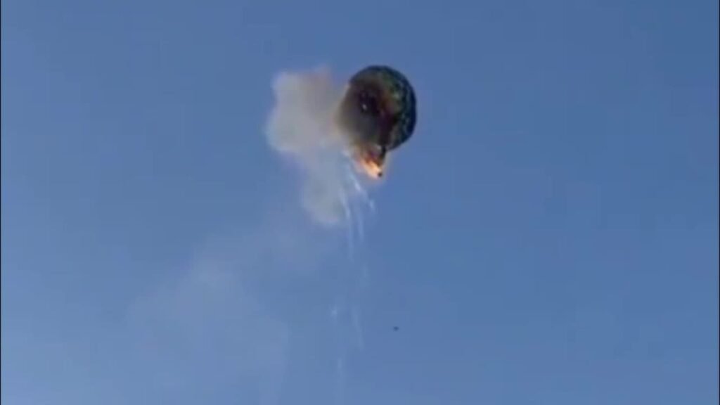 Al menos ocho muertos al caer un globo aerostático con turistas en Brasil