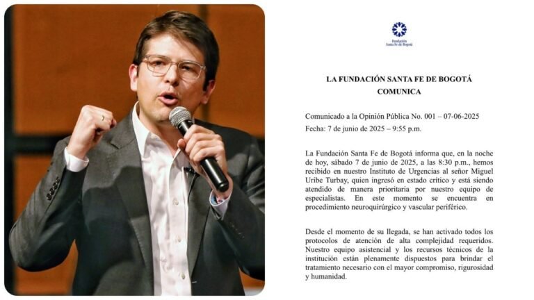 Fundación Santa Fe entrega balance de Miguel Uribe