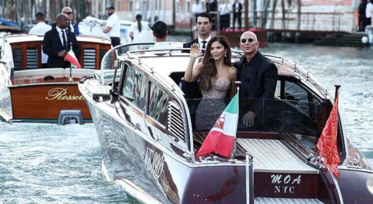 Jeff Bezos y Lauren Sánchez llevan casi 80 horas de celebraciones por su boda, pero la fiesta continúa