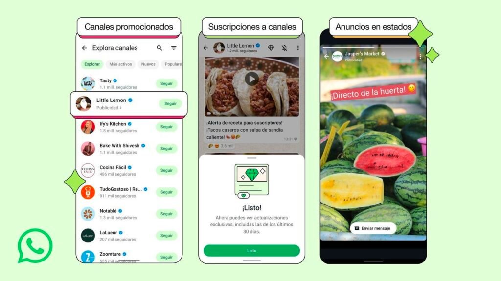 Los anuncios de WhatsApp no llegarán a los usuarios europeos hasta el 2026