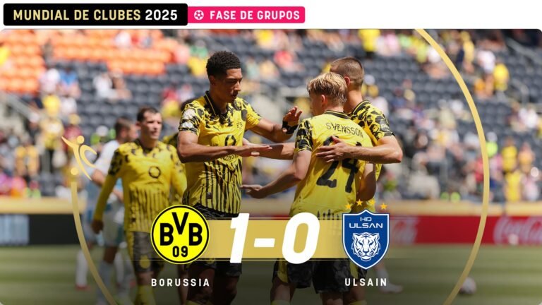 El Dortmund aprovecha el tropiezo del Fluminense y avanza a octavos como líder de su grupo