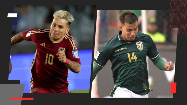 Cuándo juegan Venezuela vs. Bolivia por las Eliminatorias Sudamericanas: equipo, fecha, hora y TV en vivo