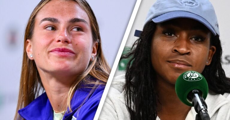 El zasca con elegancia de Gauff a Sabalenka tras un cruce polémico en rueda de prensa: “Yo soy la que está aquí sentada”