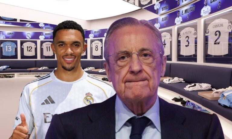 La reacción de Florentino al primer partido de Trent con el Real Madrid: “Te he visto…”