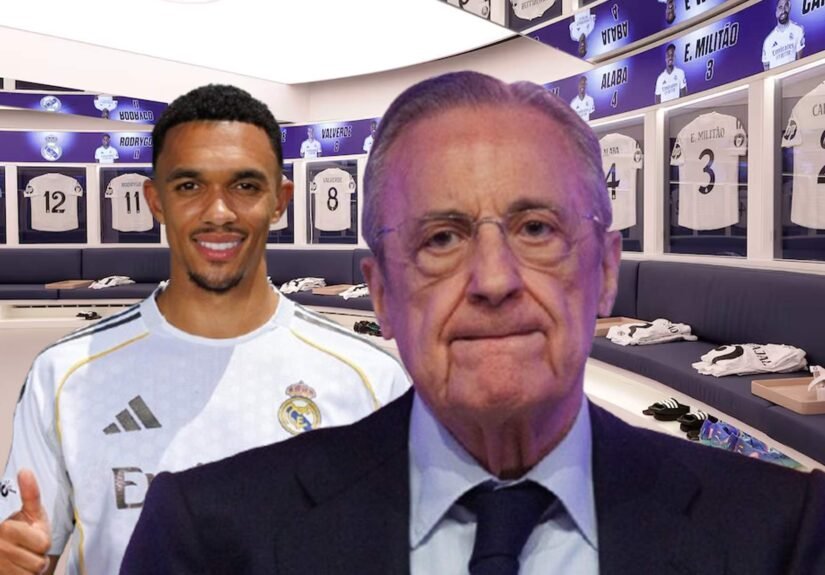 La reacción de Florentino al primer partido de Trent con el Real Madrid: “Te he visto…”